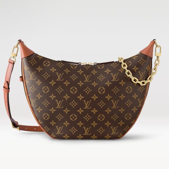 100% Authentic Louis Vuitton Loop Hobo MM - Like New - Picture 1 of 8